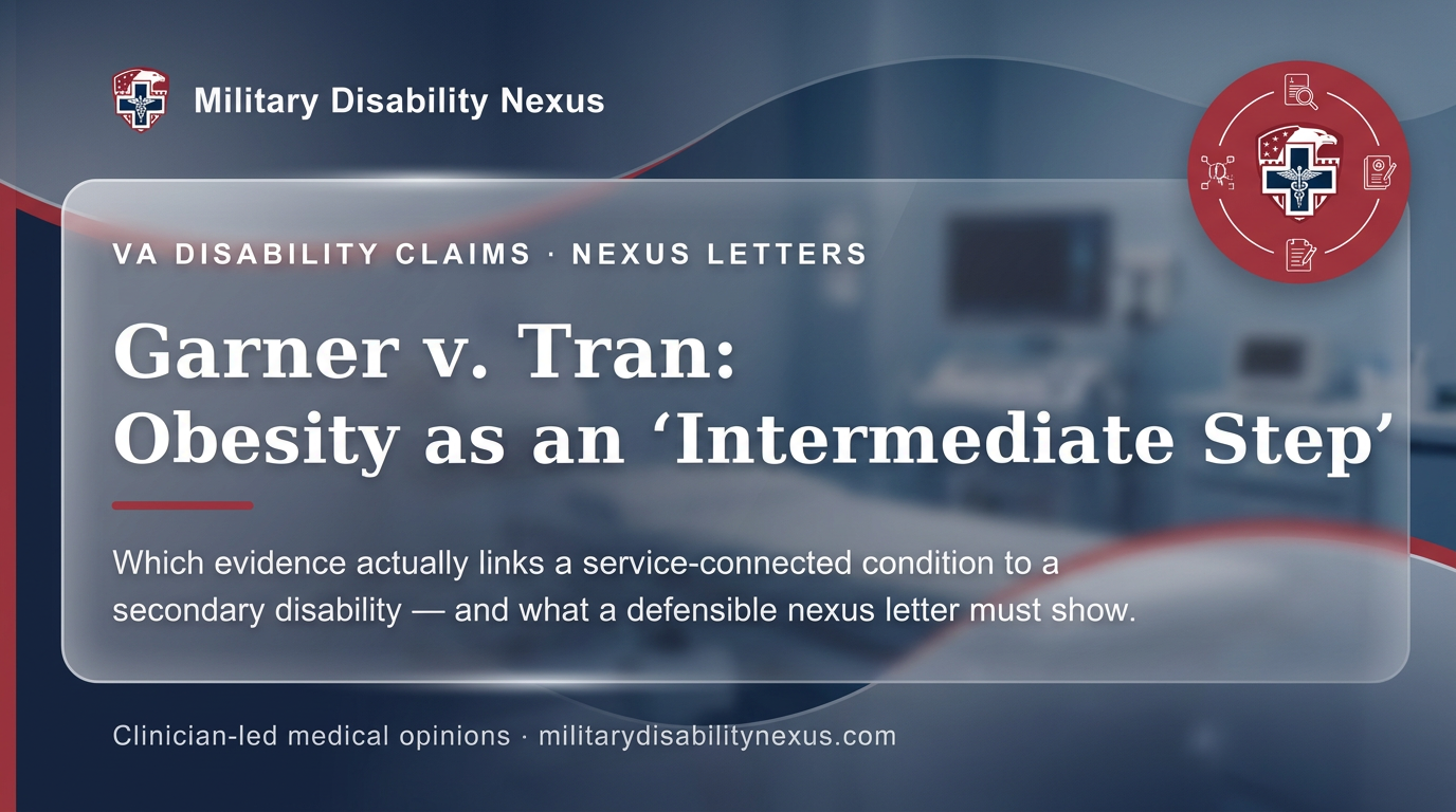 Garner v. Tran and Obesity as an “Intermediate Step”: Which First-Links Actually Count